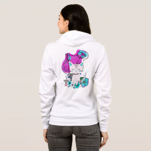 Ein neues trendiges bunter Katzenliebhaber-Design Hoodie