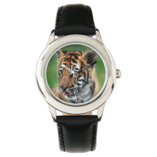 Ein niedlicher Babytiger Armbanduhr