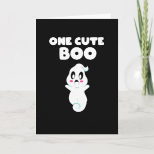 Ein Niedlicher Boo Funny Halloween Kinder Kleinkin Karte