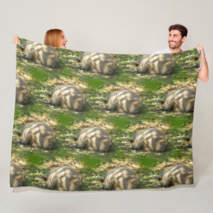 Ein Niedlicher Capybara-Traum im Sommer Fleecedecke