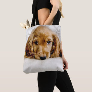 Ein niedlicher Cockerspaniel Tasche