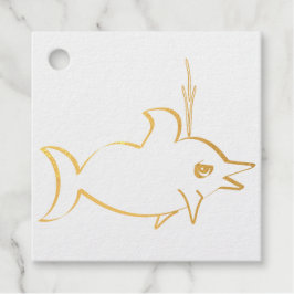 Ein niedlicher Delphin Geschenkanhänger