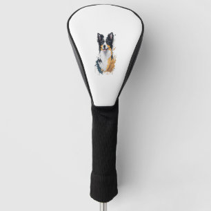Ein niedlicher Hund Border Collie [RB#10009] Golf Headcover