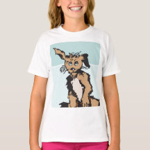 Ein Niedlicher Hund mit blauen Welpenaugen