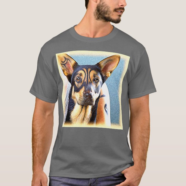 "Ein Niedlicher Hund" Niedliches Foto. Jetzt kaufe T-Shirt (Vorderseite)