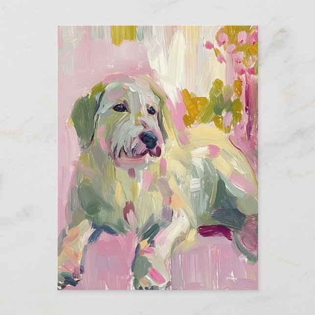 Ein Niedlicher Hund Postkarte (Vorderseite)