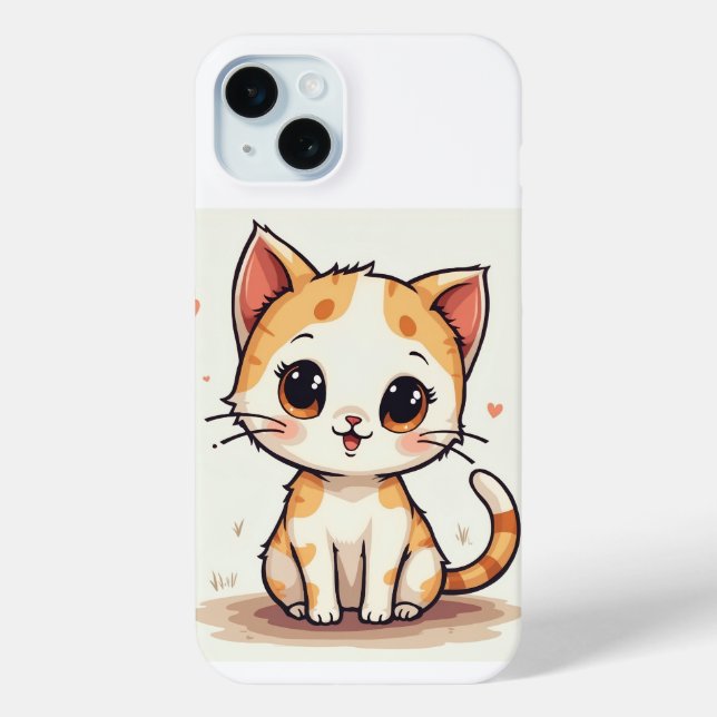 ein niedlicher Katz-iPhone-Fall Case-Mate iPhone Hülle (Rückseite)