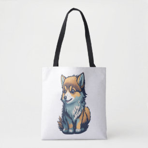 Ein Niedlicher kleiner Welpe Tasche