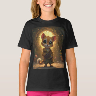 Ein niedlicher, kurzer Eichhörnchen-T - Shirt