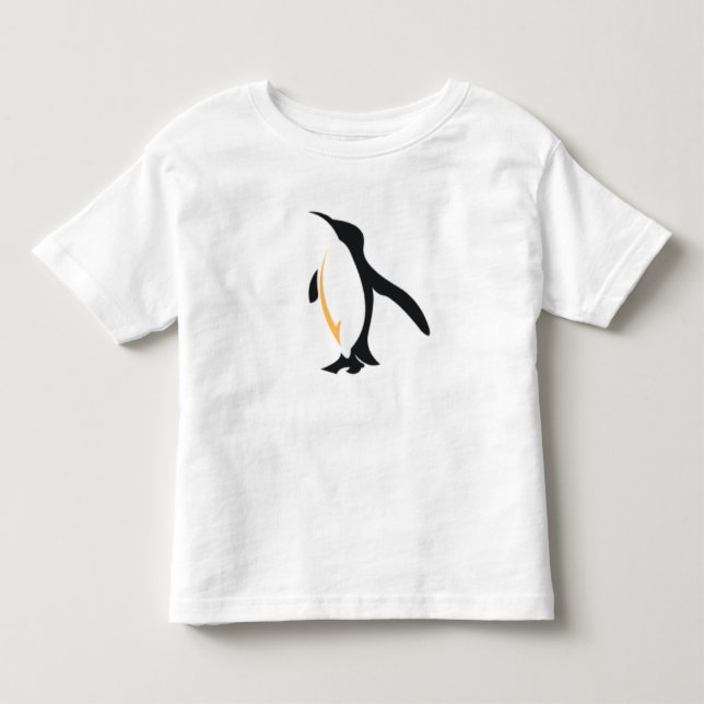 Ein niedlicher Pinguin Kleinkind T-shirt (Vorderseite)
