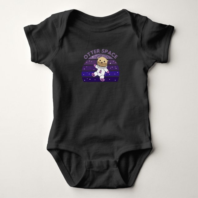 Ein Niedlicher Raum im Raum im UFO Baby Strampler (Vorderseite)