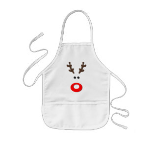 Ein niedlicher Rudolph - Weihnachten Kinderschürze