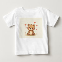 Ein niedlicher Teddybär-T - Shirt