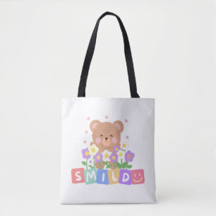 ein niedlicher und niedlicher Bär Tasche