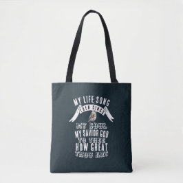 Ein Niedlicher Vogel singt wie toll du bist Christ Tasche