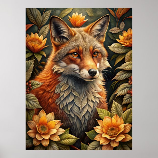 Ein Niedlicher Waldroter Fox Poster (Vorne)