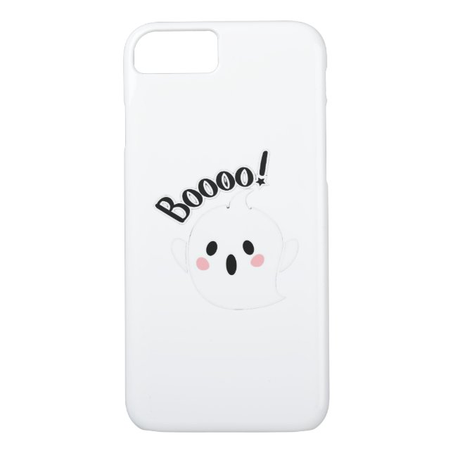 Ein Niedlicher, weißer Boo, Lässig Case-Mate iPhone Hülle (Rückseite)