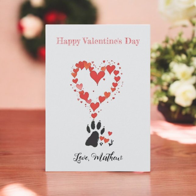 Ein niedlicher Welpe Feiertagskarte (Von Creator hochgeladen)