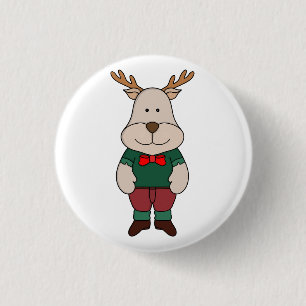 Ein niedliches Hirsch Button