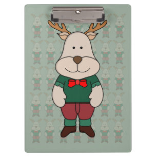 Ein niedliches Hirsch Klemmbrett