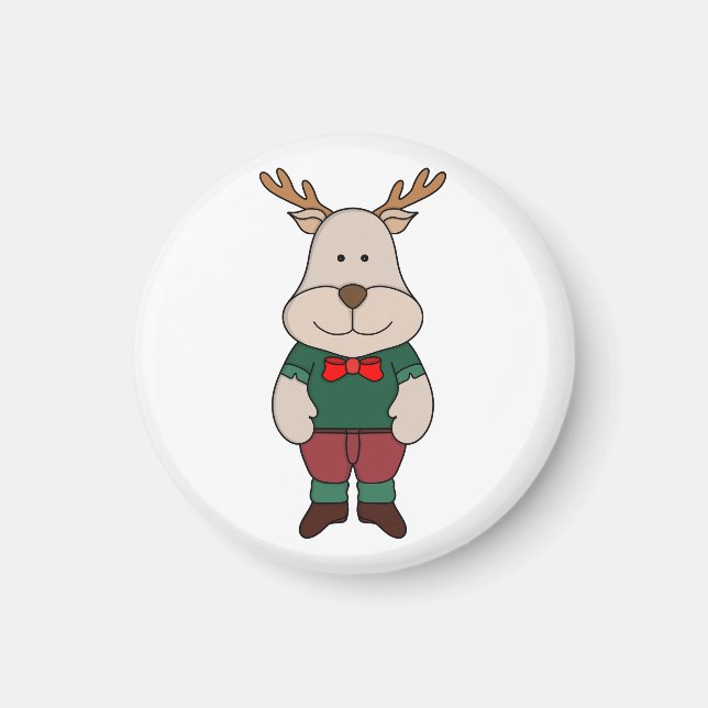 Ein niedliches Hirsch Magnet (Vorne)