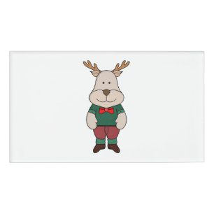 Ein niedliches Hirsch Namenschild