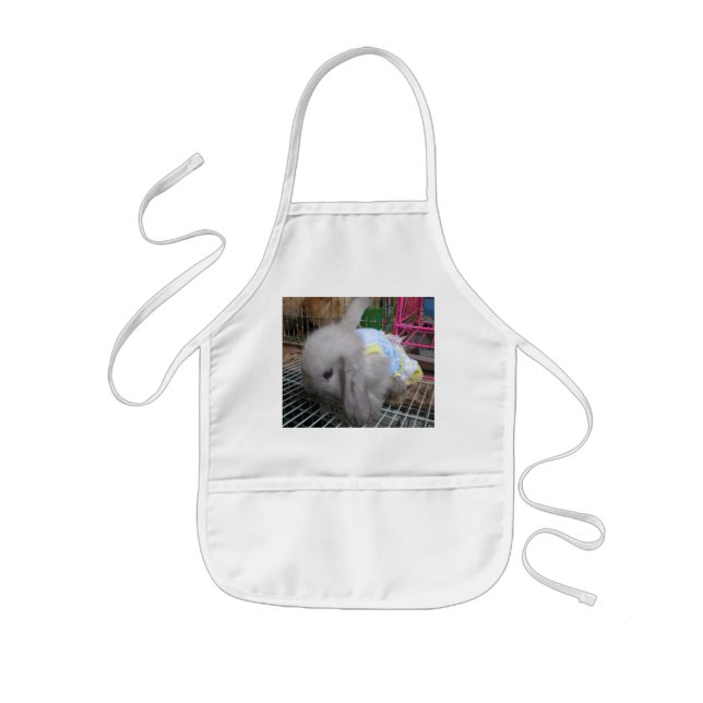 Ein Niedliches Kaninchen im Kleid Kinderschürze (Vorne)