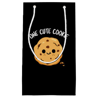 Ein Niedliches Keks Funny Food Puff Dark BG Kleine Geschenktüte