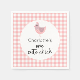 Ein Niedliches Kind 1. Geburtstag Serviette