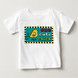 Ein niedliches Küken-Baby-T-Shirt Baby T-shirt