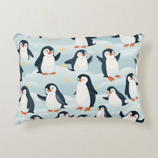 ein niedliches Pinguin-Kissen Dekokissen