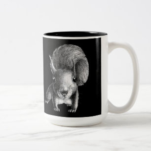 Ein Niedliches und sonniges Eichhörnchen Zweifarbige Tasse