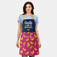 Ein Niedliches und sonniges Lächeln wie ein Banane