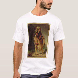 Ein nordamerikanischer Inder in einer T-Shirt