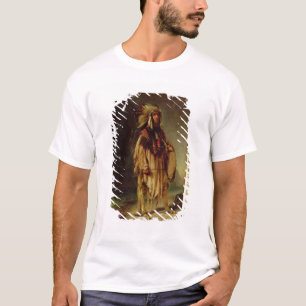 Ein nordamerikanischer Inder in einer T-Shirt