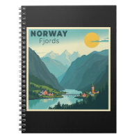 Ein nostalgisches Classic Travel Poster - Norwegen