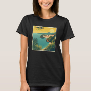 Ein nostalgisches klassisches Reiseplakat – Griech T-Shirt