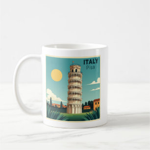 Ein nostalgisches klassisches Reiseplakat – Italie Kaffeetasse