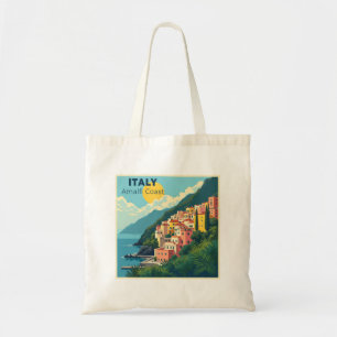 Ein nostalgisches klassisches Reiseposter – Amalfi Tragetasche
