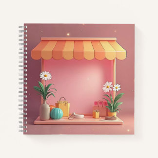 Ein Notebook mit schöner Abdeckung Notizbuch