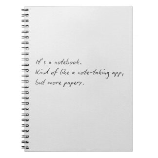 ein Notebook Notizblock