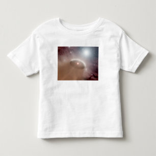 Ein O-Stern gerade hinter einem jungen, cooleren Kleinkind T-shirt