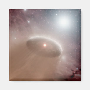 Ein O-Stern gerade hinter einem jungen, cooleren Magnet