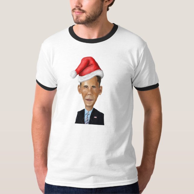 Ein obama-Weihnachten T-Shirt (Vorderseite)