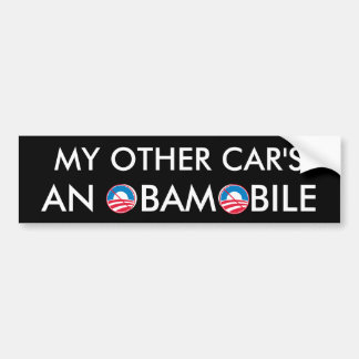 Ein Obamobile meines anderen Autos Autoaufkleber