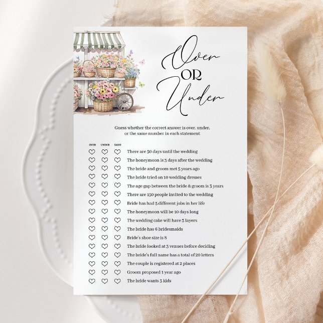 Ein oder unter dem Markt Brautparty-Spiel (Von Creator hochgeladen)