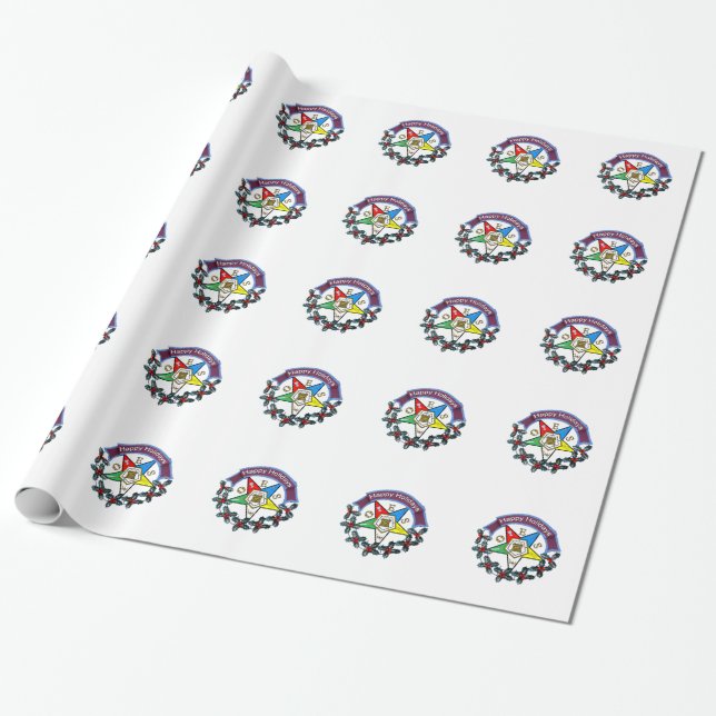 Ein OES Weihnachten Geschenkpapier (Ungerollt)