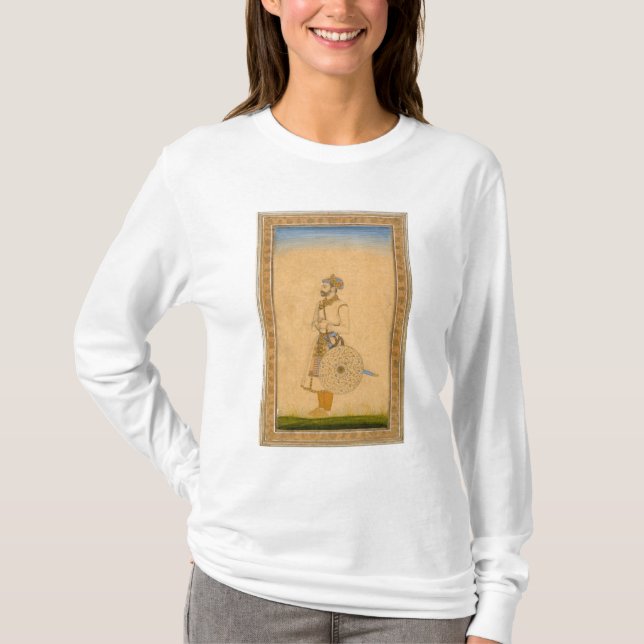 Ein Offizier, ein stehend, mit Klinge und Schild, T-Shirt (Vorderseite)