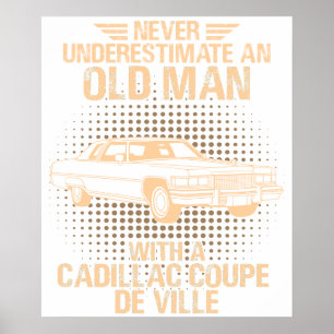 Ein Old Man Cadillac Coupe De Ville Poster