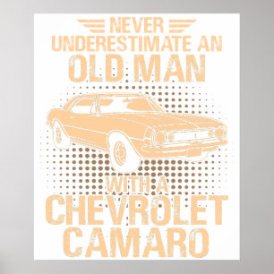 Ein Old Man Chevrolet Camaro 1966 Bis 68 Poster